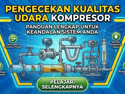 Pengecekan kualitas udara kompresor